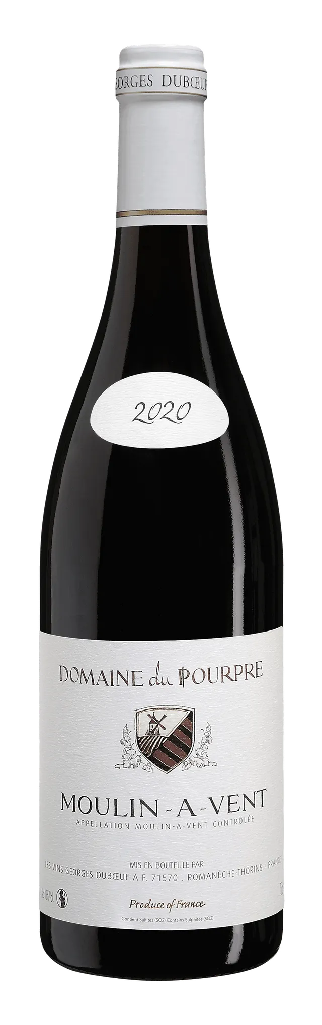 georges-duboeuf-moulin-vent-2020-domaine-du-pourpre-vin-rouge-75-cl image 1