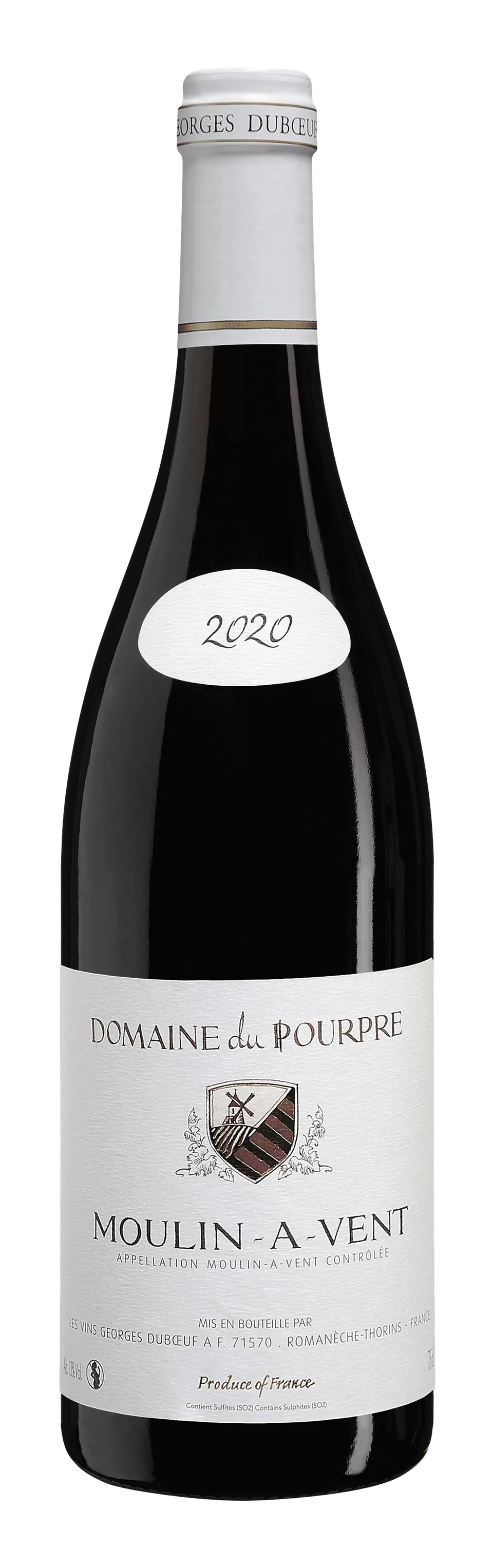 georges-duboeuf-moulin-vent-2020-domaine-du-pourpre-vin-rouge-75-cl image 1