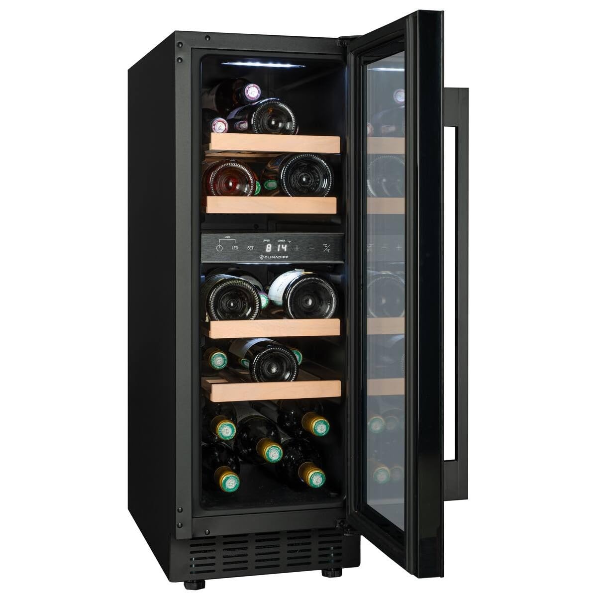 climadiff-cbu18dzbm-cave-vin-18-bouteilles-double-zone image 8