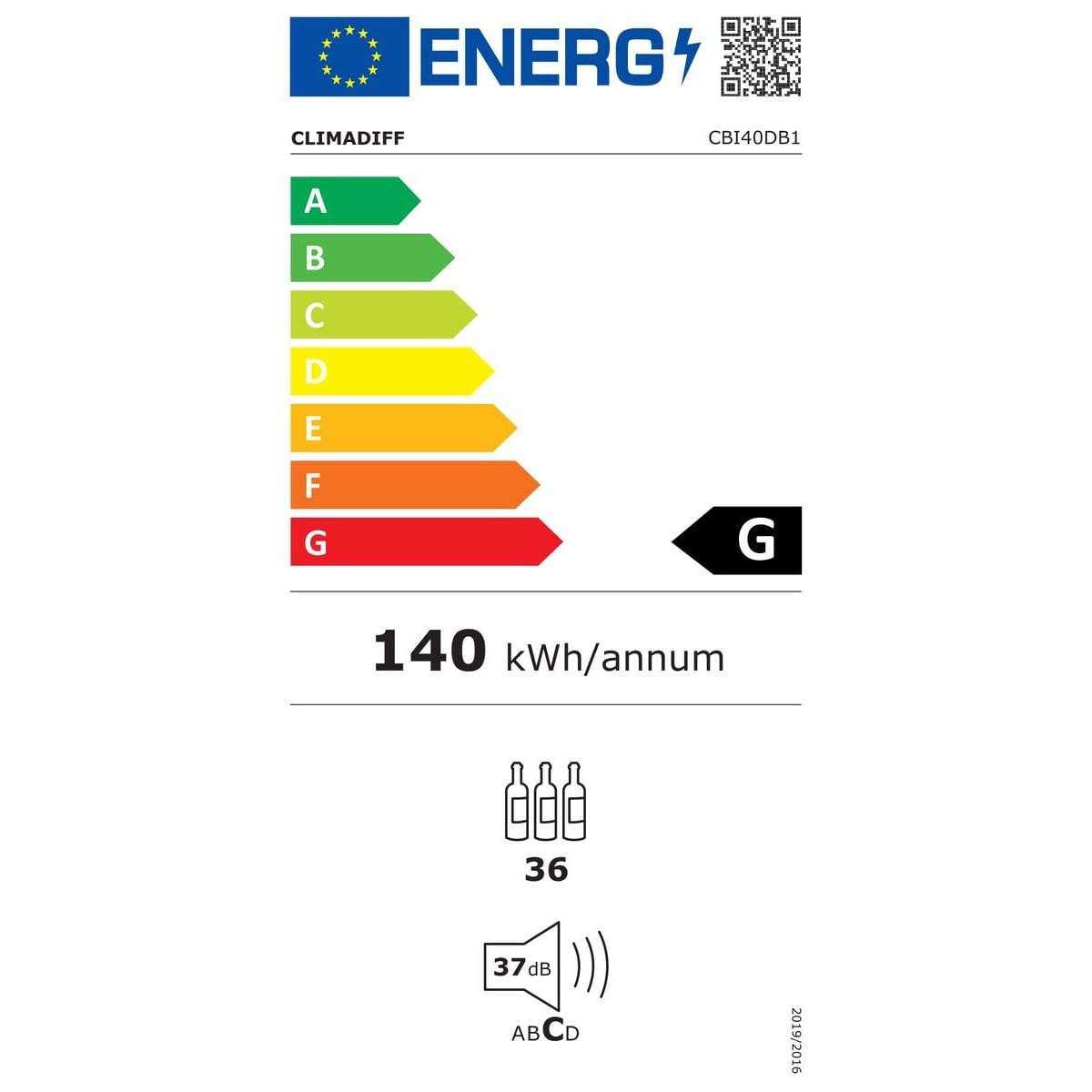 climadiff-cbi40db1-cave-vin-int-grable-36-bouteilles image 4