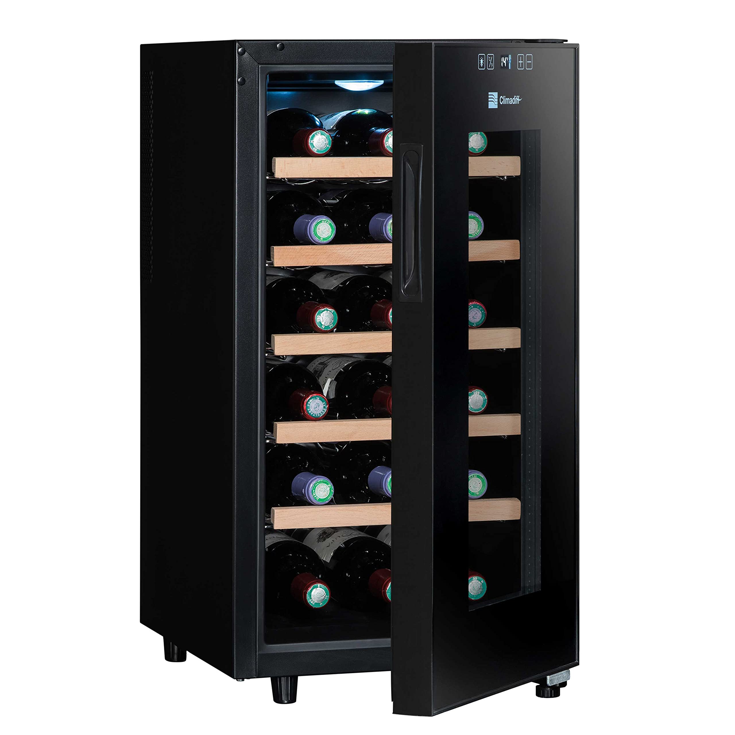 climadiff-cc18-cave-vin-18-bouteilles-triple-vitrage image 3