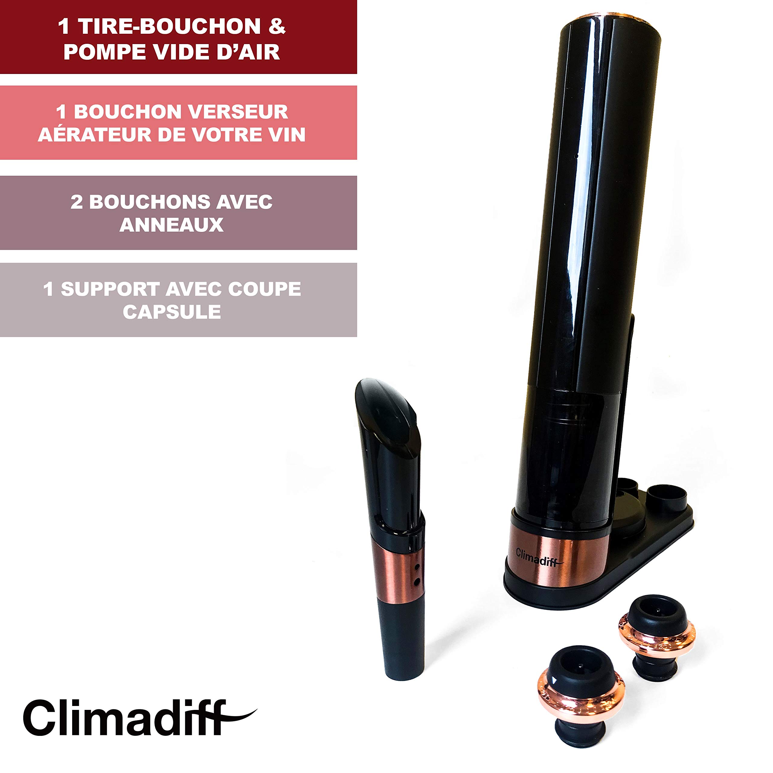 climadiff-tbevolution-tire-bouchon-rechargeable-4-en-1-noir image 7