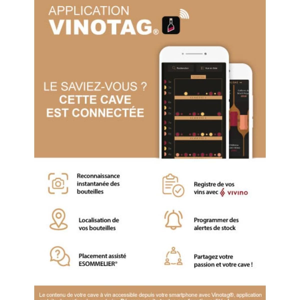 climadiff-cbi36dbm-cave-vin-int-grable-36-bouteilles-noire image 4