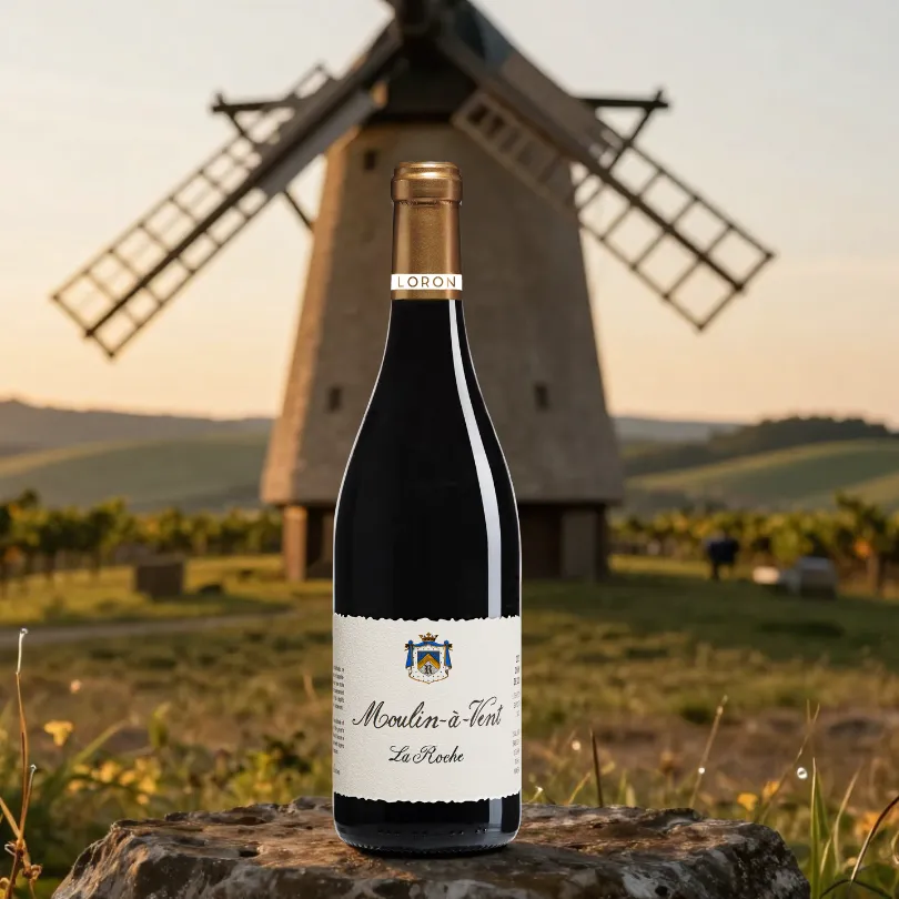 domaines-loron-la-roche-vin-rouge-moulin-vent-75cl-garde image 1