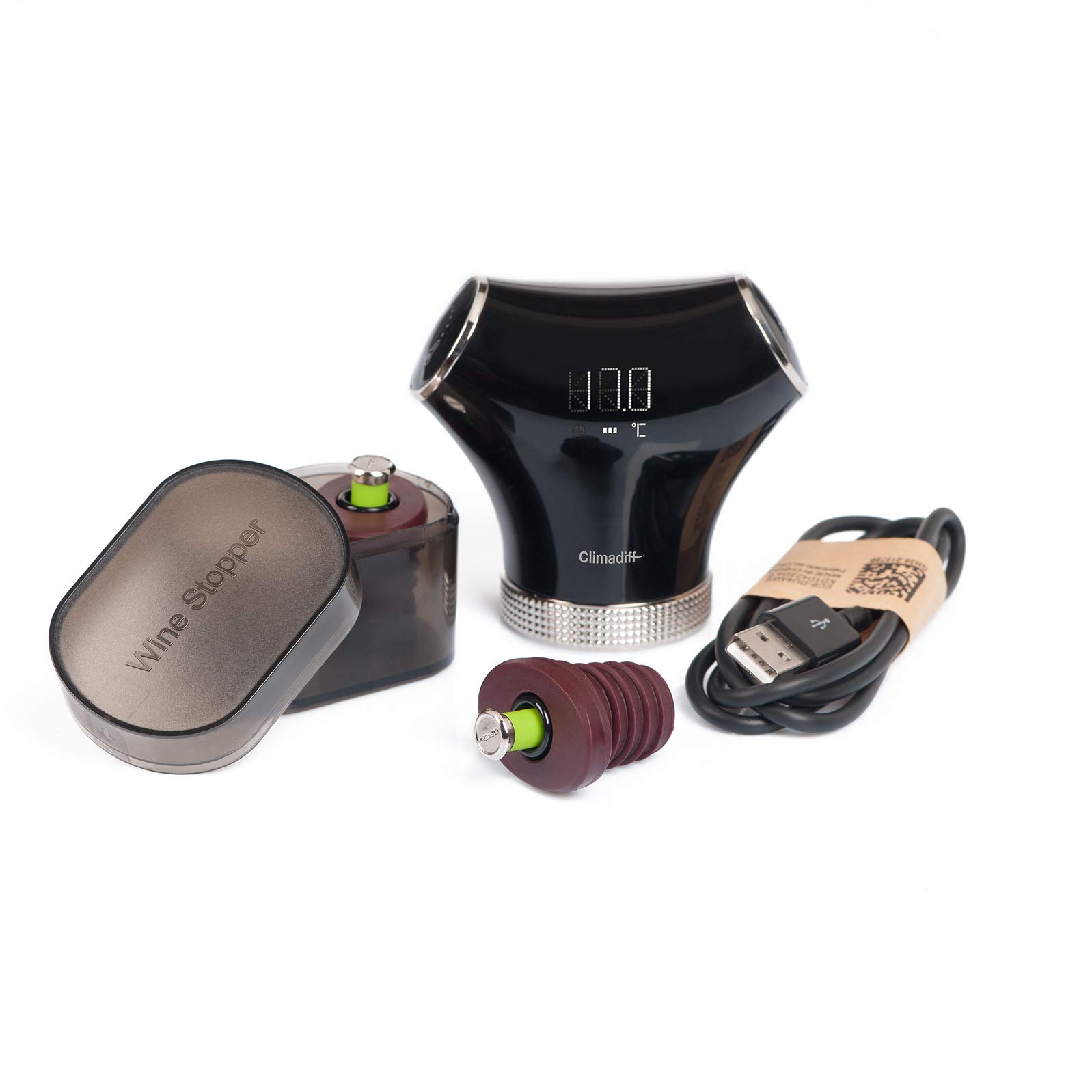 climadiff-evac02-pompe-vin-vide-d-air-usb-2-bouchons image 8