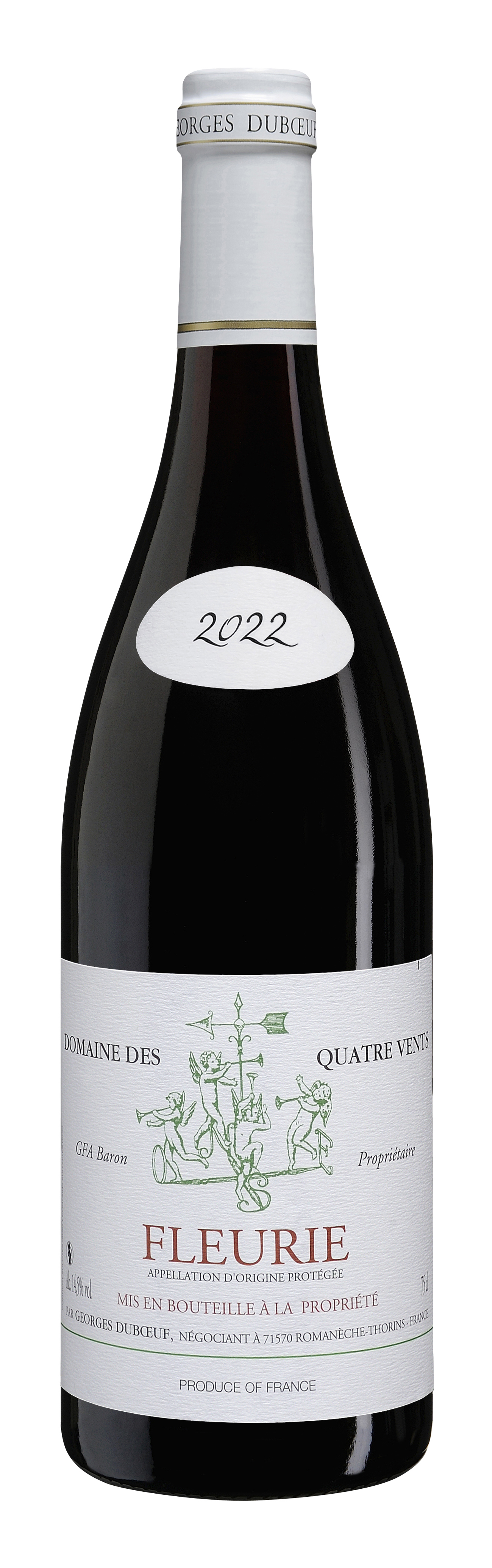 georges-duboeuf-fleurie-quatre-vents-2022-vin-rouge image 1