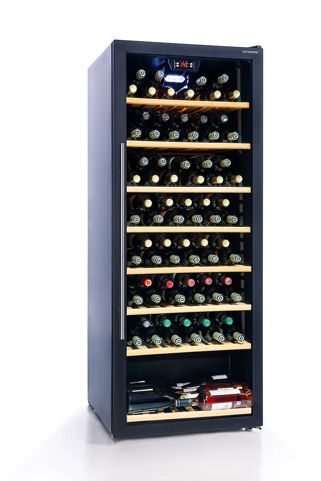 cavanova-vinotecas-cv100t-cave-vin-100-bouteilles-porte-droite image 1