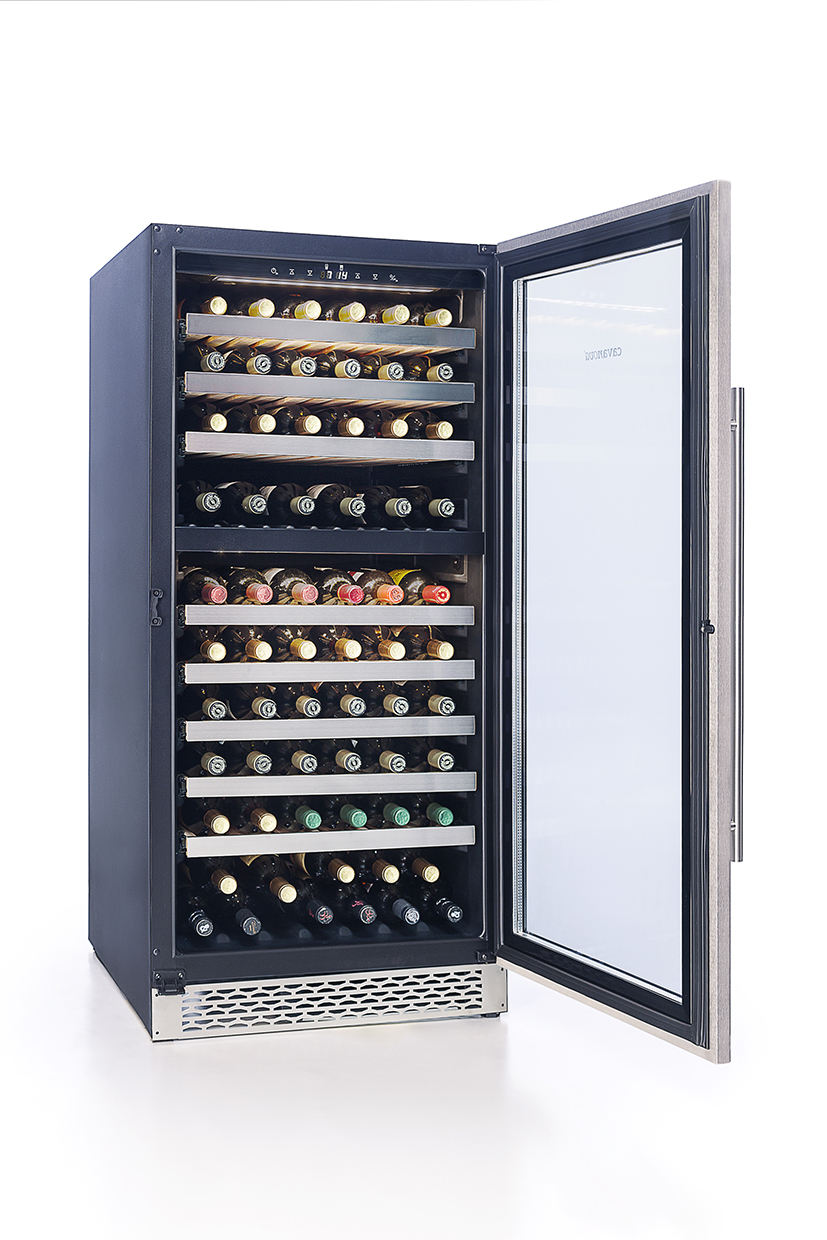 cavanova-cv120dti-cave-vin-104-bouteilles-double-zone image 2