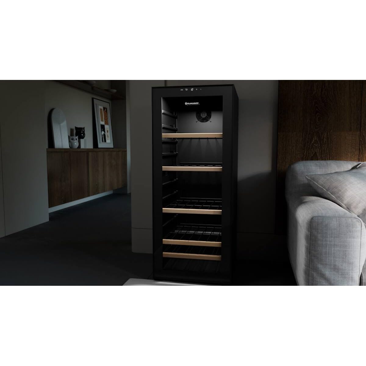 climadiff-cepage108-cave-vin-108-bouteilles-simple-zone image 8