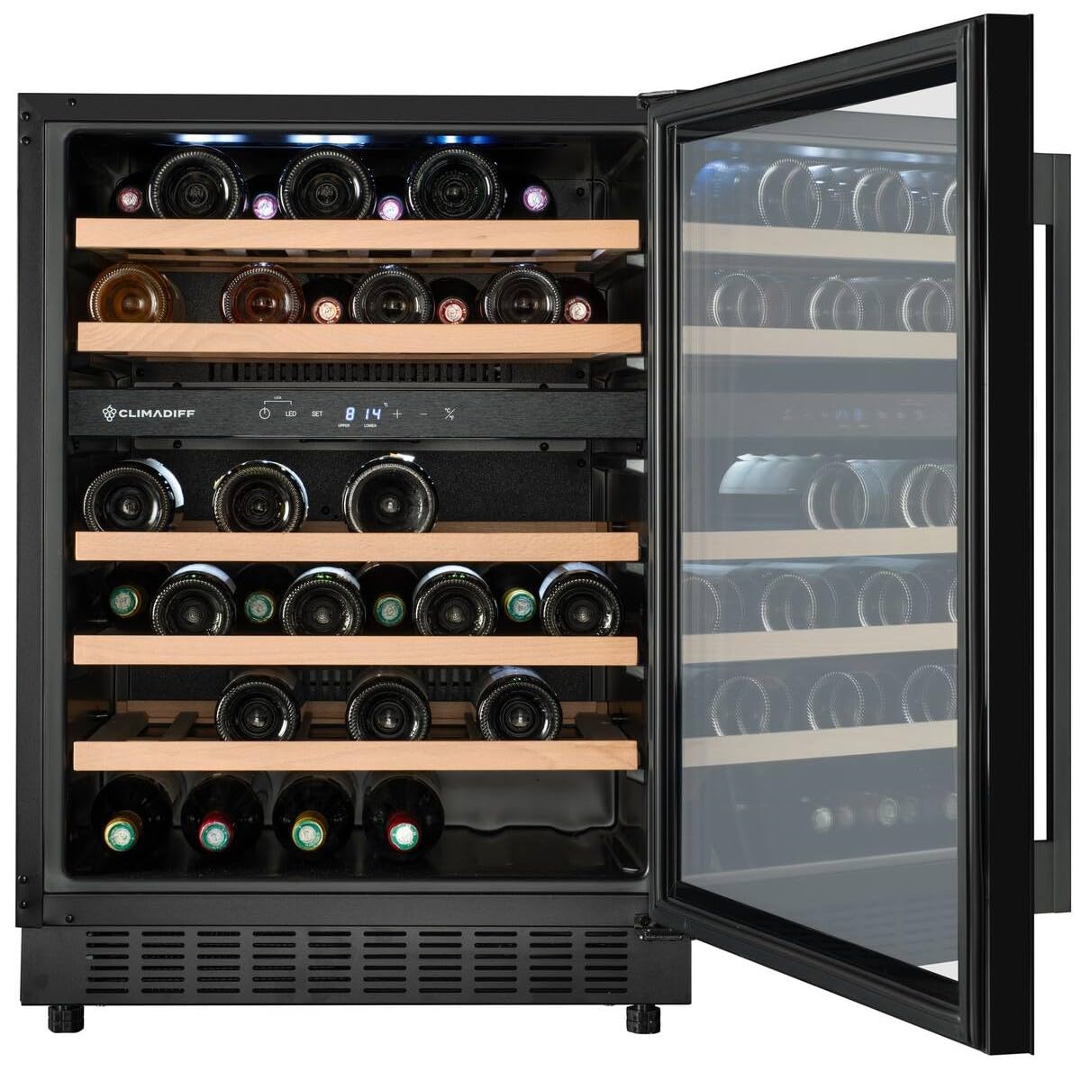 climadiff-cbu50dzbm-cave-vin-46-bouteilles-double-zone image 2