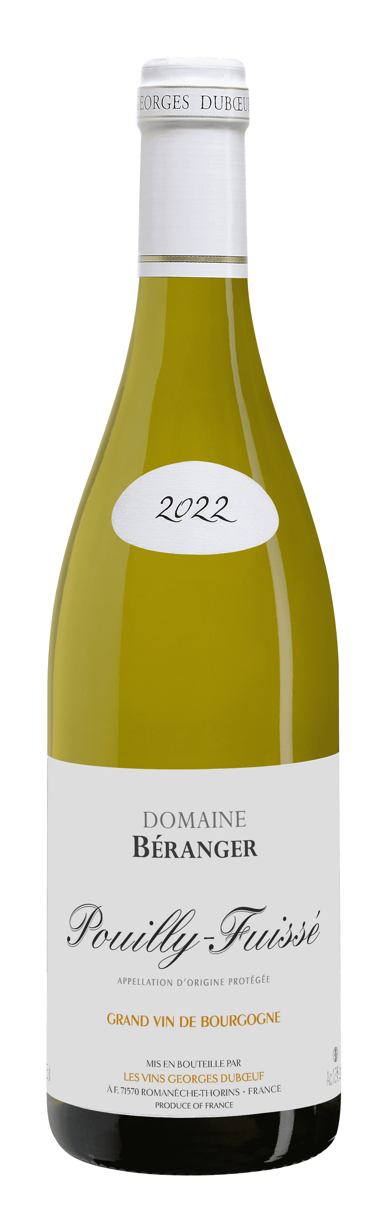 georges-duboeuf-pouilly-fuiss-2022-domaine-b-ranger-vin-blanc-75-cl image 1