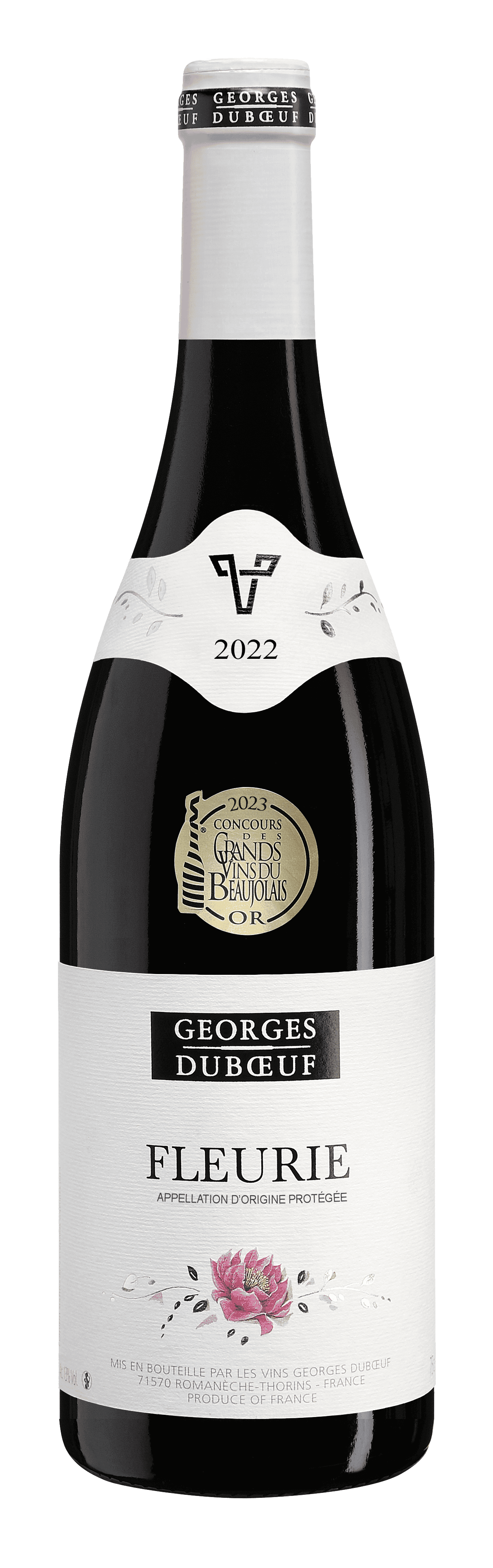 georges-duboeuf-fleurie-2022-vin-rouge-m-daille-d-or-75cl image 1