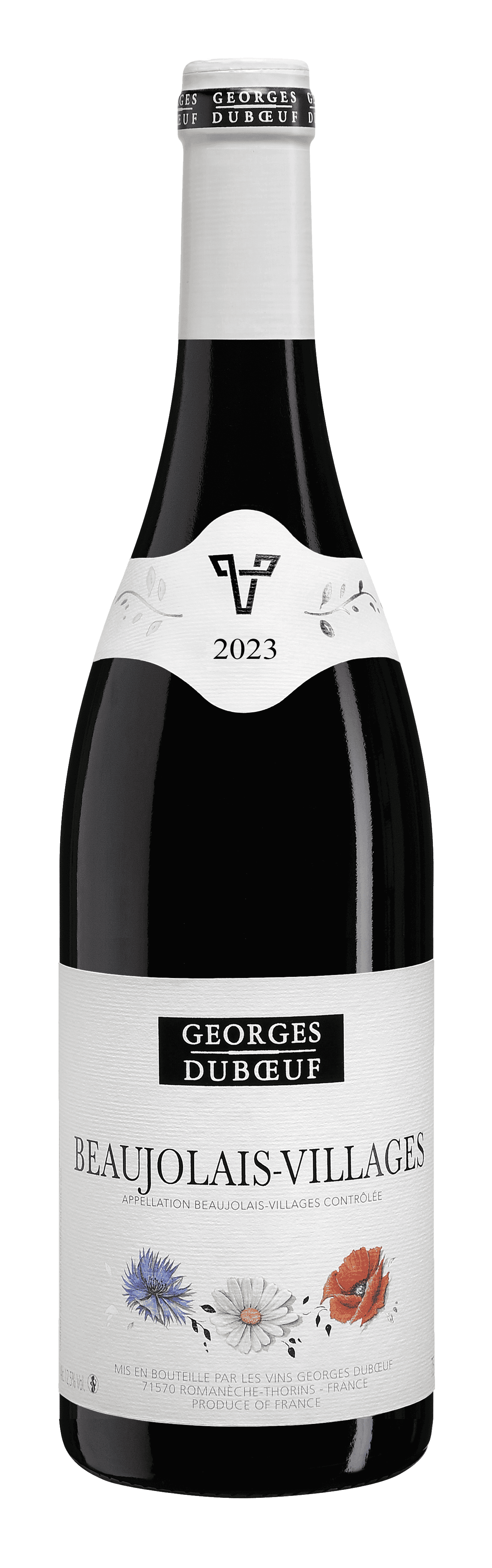 georges-duboeuf-fleurs-beaujolais-villages-vin-rouge-2023 image 1