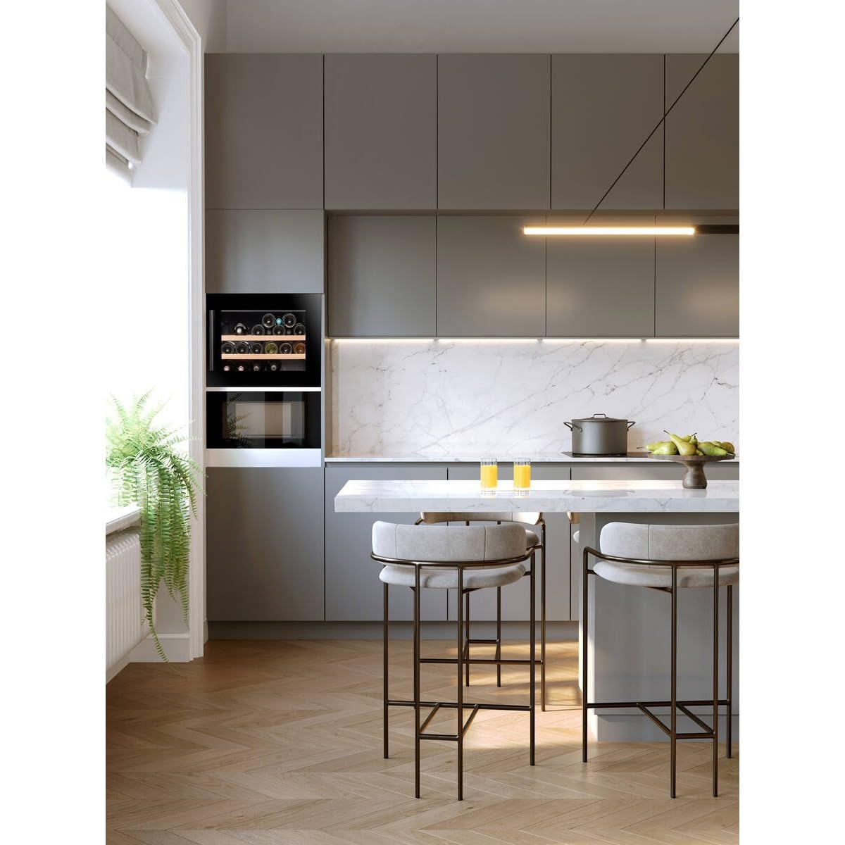climadiff-cbi28s2b-cave-vin-28-bouteilles-colonne-45-cm image 3