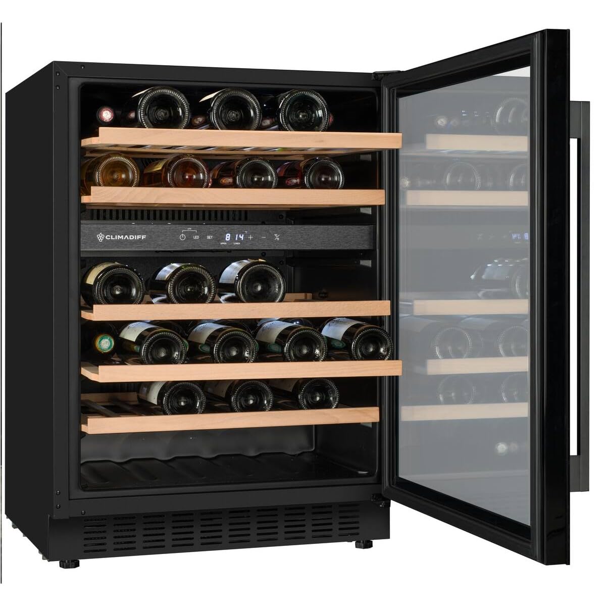 climadiff-cbu50dzbm-cave-vin-46-bouteilles-double-zone image 7
