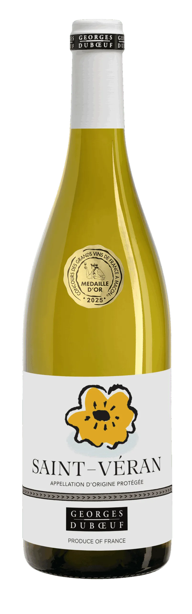 georges-duboeuf-fleurs-saint-v-ran-bio-2024-vin-blanc-75cl image 1