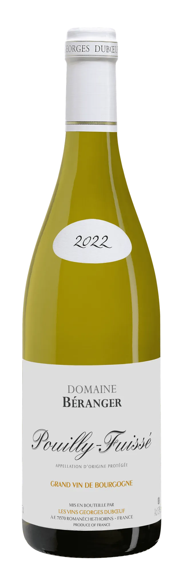 georges-duboeuf-pouilly-fuiss-2022-domaine-b-ranger-vin-blanc-75-cl image 1