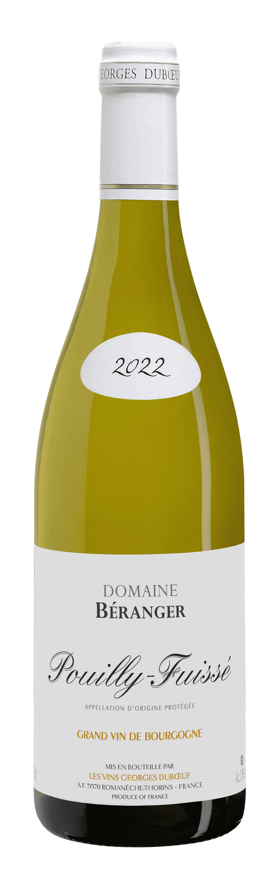 georges-duboeuf-pouilly-fuiss-2022-domaine-b-ranger-vin-blanc-75-cl image 1