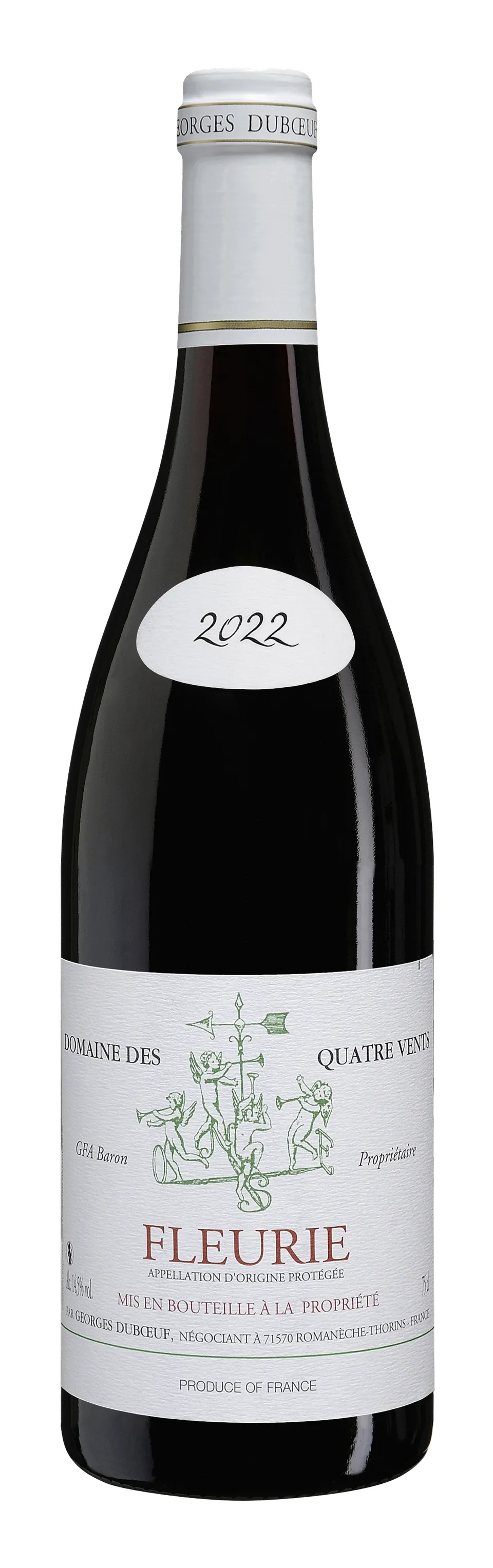 georges-duboeuf-fleurie-quatre-vents-2022-vin-rouge image 1