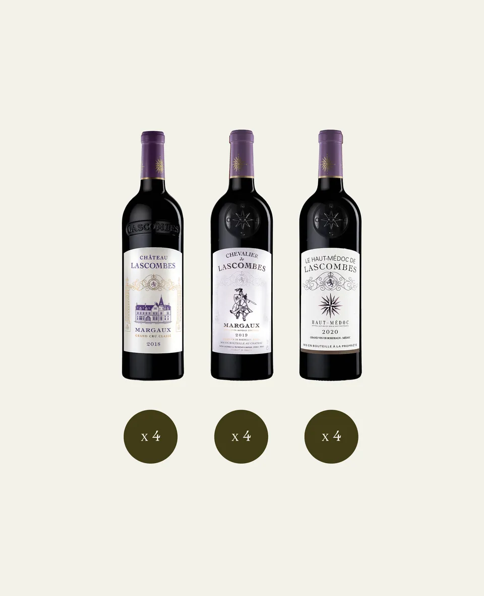 ch-teau-lascombes-signature-club-12-bouteilles-vin-rouge-bordeaux image 1