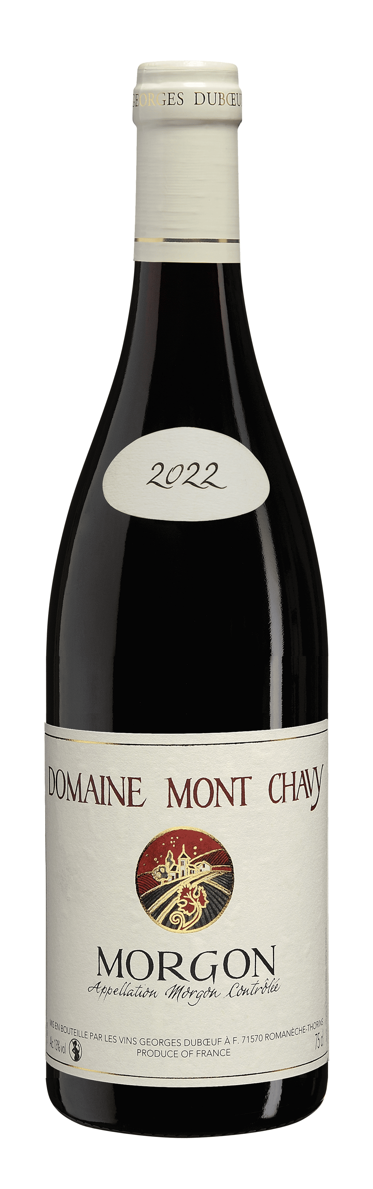 georges-duboeuf-morgon-2022-domaine-mont-chavy-vin-rouge-75-cl image 1