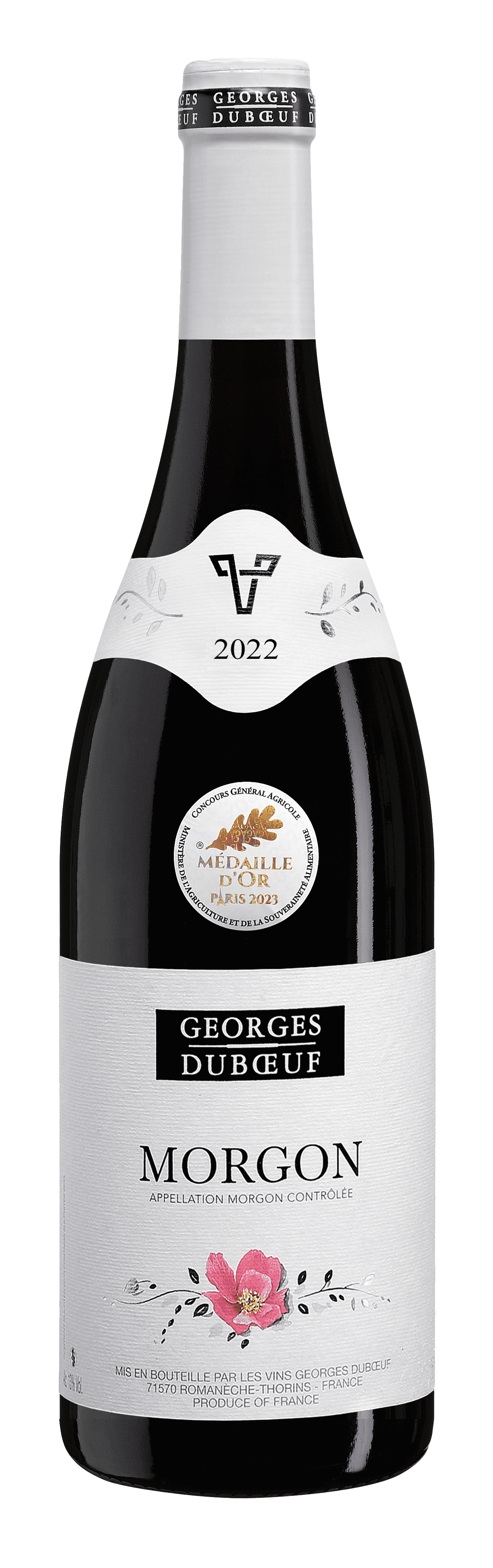 georges-duboeuf-fleurs-morgon-2022-m-daille-d-or-vin-rouge image 1