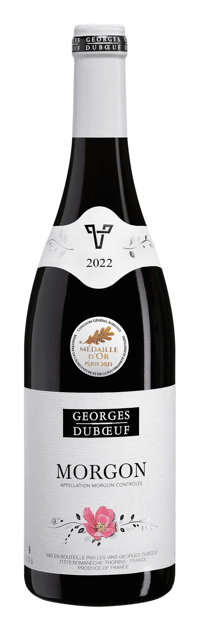 georges-duboeuf-fleurs-morgon-2022-m-daille-d-or-vin-rouge image 1