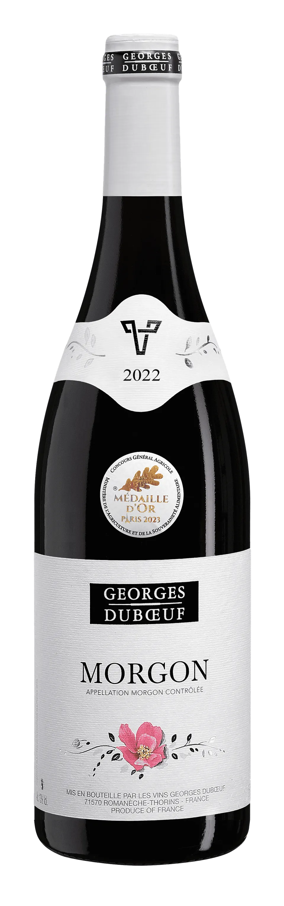 georges-duboeuf-fleurs-morgon-2022-m-daille-d-or-vin-rouge image 1
